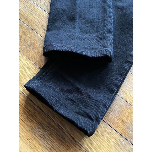 MAX AZRIA ‘The Artist’ Black Tapered Low-Rise Jeans sz 26 - Picture 10 of 16